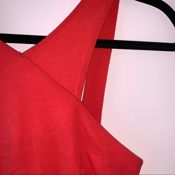 Hollister Peach Cutout Fit & Flare Mini Dress Medium Women’s - Picture 3 of 9